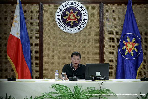 Duterte addressing nation on enhanced community quarantine 01April2020
